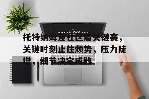爱游戏官网-关于托特纳姆迎社区盾关键赛,关键时刻止住颓势,压力陡增,细节决定成败的信息
